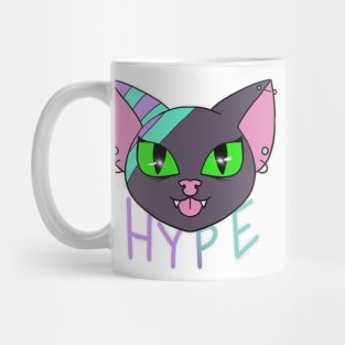 ZCP Hype Cat, Zombie Cheshire Productions Emote Mug